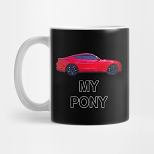 My Pony Red HT Cartoon Mug